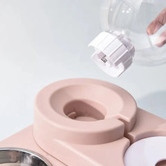 Double Automatic Water Pet Bowl