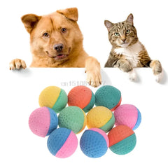 10 Pcs Pet Toy Latex Balls