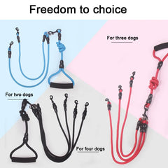 Nylon Rope Two and More Dogs Leash