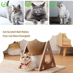 Cat Scratching Ball