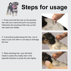 Hair Removal Comb with Wipes