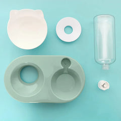 Pet Bowl with Stand Automatic Water