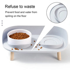 Food Feeders Pet Double Bowls