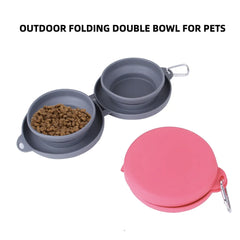 Thickened TPE Folding Silicone Pet Bowls