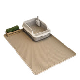 Double-Layer Non-slip Big Cat Litter Mat