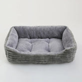 Square Plush Kennel Medium Small Dog Sofa Bed