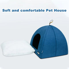 Zipper Egg Shape Felt Cloth Pet House