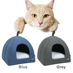 Zipper Egg Shape Felt Cloth Pet House