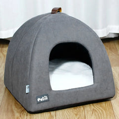 Zipper Egg Shape Felt Cloth Pet House