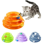 Intelligence Triple Play Disc Cat Toy Balls
