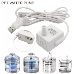 Water Pump Pet Cat Water Fountain