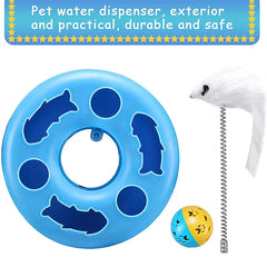 Interaktive Kätzchenspielzeug-Rollbahnen mit Katzenminze