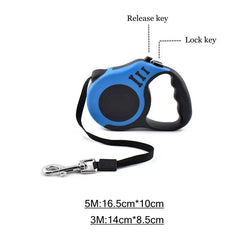 3m 5m Leash Automatic Retractable