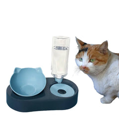 Pet Bowl with Stand Automatic Water