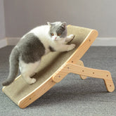 Wood Cat Scratch Board Bed
