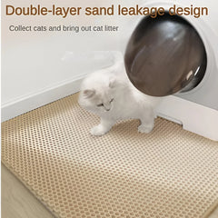 Double-Layer Non-slip Big Cat Litter Mat