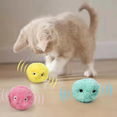 Plush Electric Catnip Interactive Ball