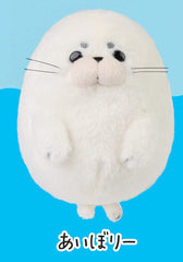 Yell capsule toys kawaii Cute Pukyuto! Seal plush toy soft chubby stuffed Sound Toys