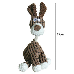 Donkey Squeaky Plush Molar Dog