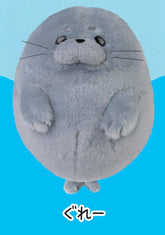 Yell capsule toys kawaii Cute Pukyuto! Seal plush toy soft chubby stuffed Sound Toys