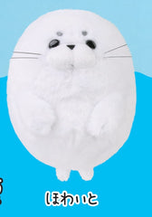 Yell capsule toys kawaii Cute Pukyuto! Seal plush toy soft chubby stuffed Sound Toys