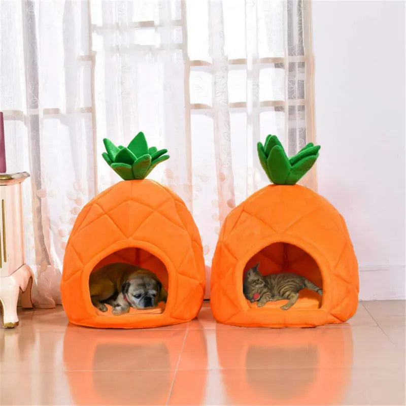 Pineapple Shaped Pet Bed House