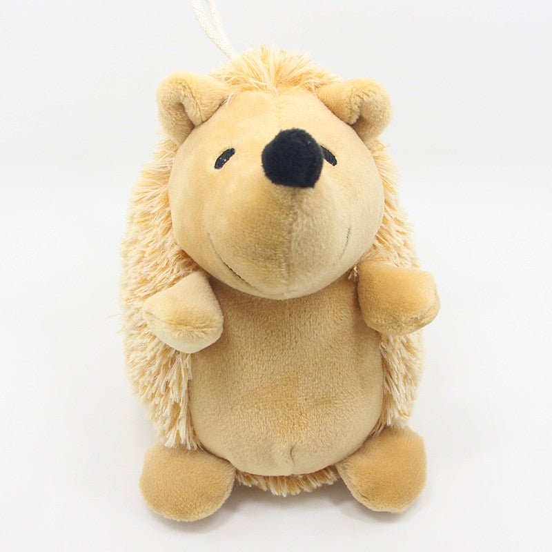 Hedgehog Squeaky Plush Molar Dog