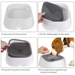 Floating Not Wetting Mouth Dog feeder No Spill Drinking Water