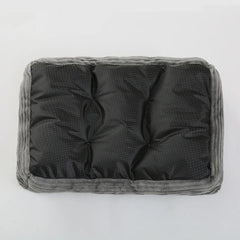 Square Plush Kennel Medium Small Dog Sofa Bed