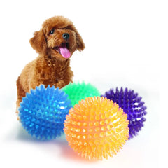 Polka Squeaky Tooth Cleaning Ball