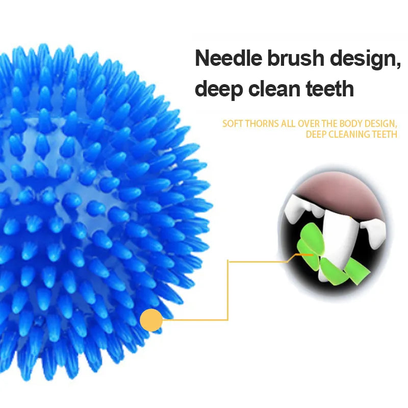 Polka Squeaky Tooth Cleaning Ball