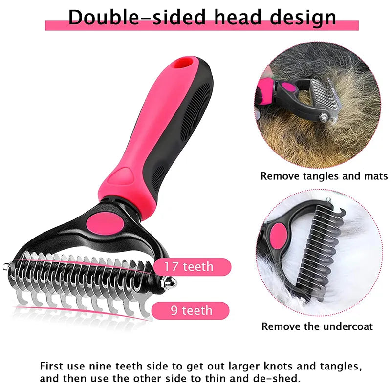 Double Sided Pet Grooming Clean Comb