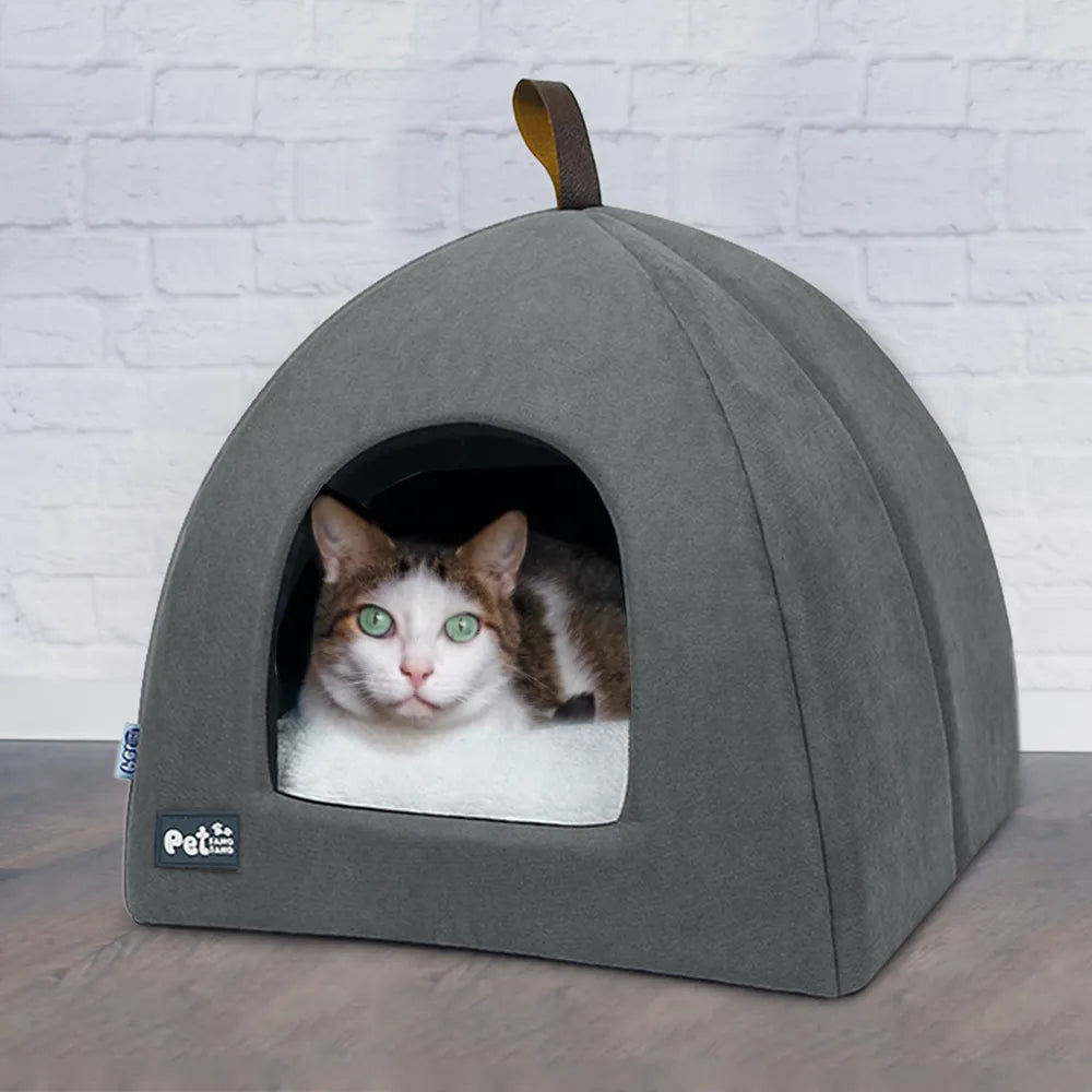 Zipper Egg Shape Felt Cloth Pet House