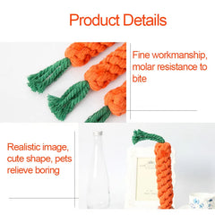 1pc Carrot Dog Toy